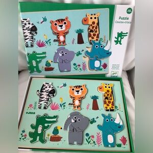 Animal Puzzle for Kids Wooden- Multicolor